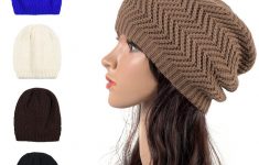 Crochet Beanies For Men 2019 Men Women Knitted Crochet Hat Winter Warm Stretch Slouchy