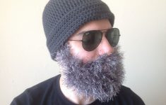 Crochet Beanies For Men Handmade Crochet Santa Claus Beard Hat Pattern Toturial Pdf File