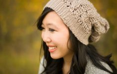 Crochet Beanies Pattern Free Cabled Slouchy Beanie All About Ami