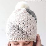 Crochet Beanies Pattern Free Dont Be A Square Beanie Free Crochet Hat Pattern Marias Blue