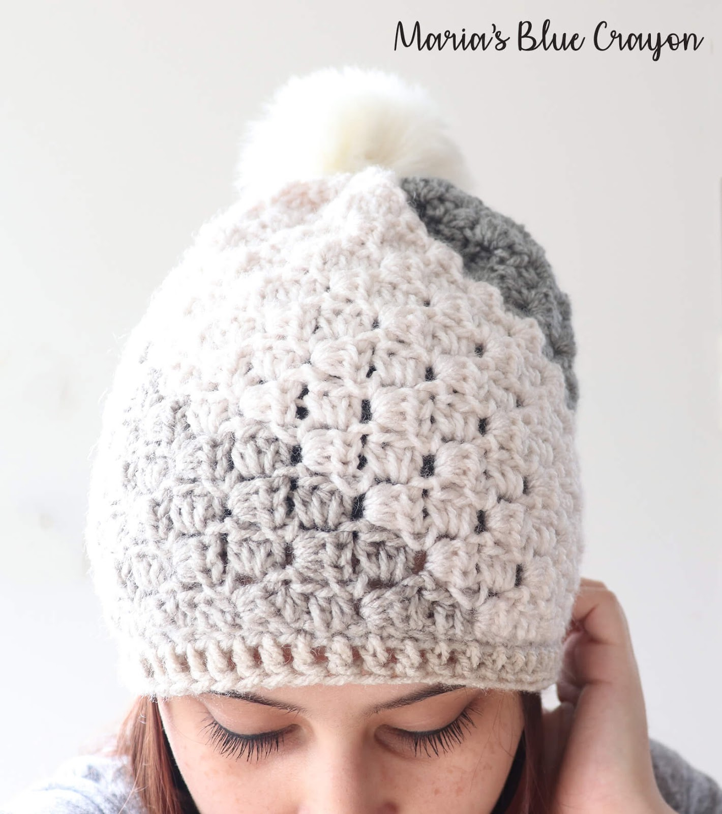 Crochet Beanies Pattern Free Dont Be A Square Beanie Free Crochet Hat Pattern Marias Blue