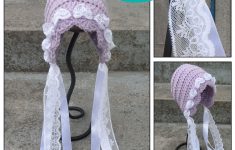 Crochet Beanies Pattern Free Free Vintage Inspired Bonnet Pattern Hatting Madly Crochet
