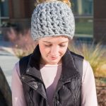 Crochet Beanies Pattern Free Messy Bun Hat Pattern Collection Red Heart