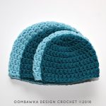 Crochet Beanies Pattern Free Simple Double Crochet Hat Pattern Oombawka Design Crochet