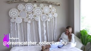 Crochet Dreamcatchers Crochet Dreamcatcher Wall Mural Boho Decor Youtube