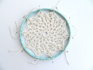 Crochet Dreamcatchers Diy Crochet Dream Catcher Toni Lipsey Of Tl Yarn Crafts