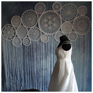 Crochet Dreamcatchers Giant White Dream Catcher Unique Wedding Decor Wall Hanging Wedding