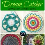 Crochet Dreamcatchers How To Make Crochet Dream Catcher Suncatcher Free Patterns