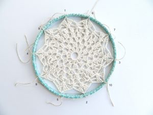 Crochet Dreamcatchers How To Make Diy Crochet Dream Catcher Toni Lipsey Of Tl Yarn Crafts