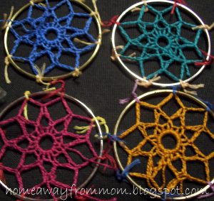 Crochet Dreamcatchers How To Make Home Away From Mom 2 Dreamcatchers