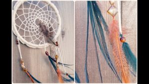 Crochet Dreamcatchers Make A Dreamcatcher Crochet Feathers And Beads Youtube