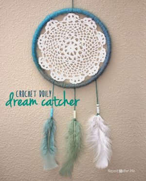 Crochet Dreamcatchers Patterns Crochet Doily Dream Catcher Repeat Crafter Me