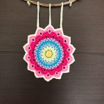 Crochet Dreamcatchers & Wall Hangings Crochet Mandala Wall Hanging Shab Chic Boho Decor Mandala