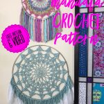 Crochet Dreamcatchers & Wall Hangings Serene Mandala Wall Hanging And Dreamcatcher Free Crochet Pattern