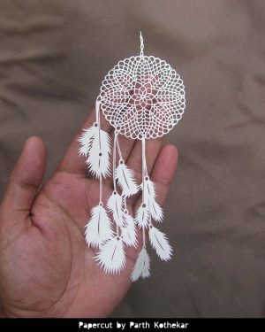 Crochet Dreamcatchers & Wall Hangings Shipping Free Papercut Crochet Dreamcatcher Wall Hanging Papercuts