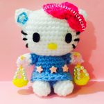 Crochet Emoji Amigurumi Crochet Hello Kitty Horoscope Libra Design Craft Handmade