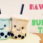 Crochet Emoji Amigurumi Kawaii Bubble Tea Drink Crochet Amigurumi Madi Unnie