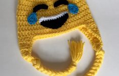 Crochet Emoji Hat Crochet Emoji Hat Crochet Hat Kids Knit Emoji Hat Winter Etsy