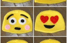 Crochet Emoji Hat Emoji Crochet Hats Handmade To Order Newborn To Adult Gorros