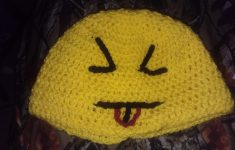 Crochet Emoji Hat Emoji Hat Im Still New But I Wanted To See What Yall Thought And