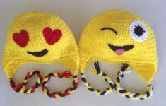 Crochet Emoji Hat Hand Crocheted Emoji Hats Great For Kids Teens Or Adults 20