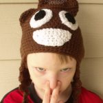 Crochet Emoji Hat Ready To Ship Brown Poop Emoji Inspired Child Crocheted Hat Poo