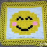 Crochet Emoji Pillow All Smiles Emoji Pillow 12 Inch 12 Inch Emoji Pillow Spider