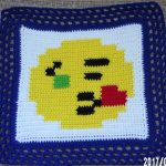 Crochet Emoji Pillow Blowing Kiss Emoji Pillow 12 Inch 12 Inch Emoji Pillow Spider