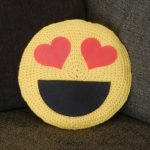 Crochet Emoji Pillow Crafty Chics Emoji Pillow