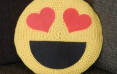 Crochet Emoji Pillow Crafty Chics Emoji Pillow