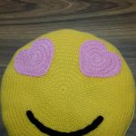 Crochet Emoji Pillow Crochet Emoji Pillow My Crochet Work Crochet Pillows Emoji