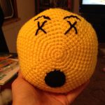 Crochet Emoji Pillow Emoji Pillow Crocheted Items Pinterest Crochet Emoji And Pillows