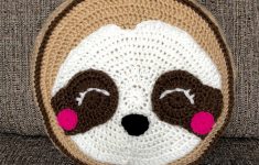 Crochet Emoji Pillow I Just Crocheted This Cute Sloth Pillow Sloths