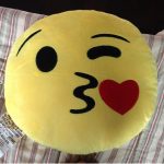 Crochet Emoji Pillow Kissy Face Emoji Pillow Super Cute And Soft Plus Its Like A Depop