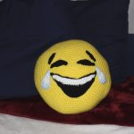 Crochet Emoji Pillow Laugh Till You Cry Emoji Pillow Crochet Pattern