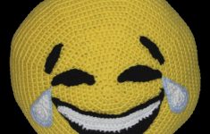 Crochet Emoji Pillow Laugh Till You Cry Emoji Pillow Crochet Pattern Brightside