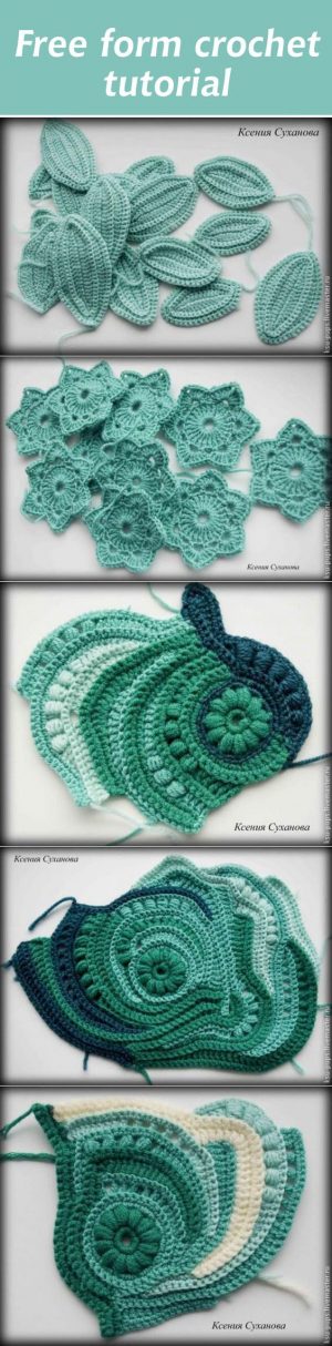 Crochet Freeform Tutorial Free Form Crochet Tutorial Uradi Sam Pinterest Form Crochet
