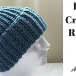 Crochet Hat Patterns Easy Crochet Ribbed Hat Beginner Crochet Youtube