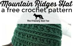 Crochet Hat Patterns Mountain Ridges Crochet Hat A Free Pattern Thefriendlyredfox