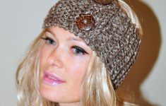 Crochet Headband Ear Warmer Earwarmer Buttons Head Wrap Crochet Headband Ear Warmer Choose Color