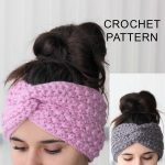 Crochet Headband Ear Warmer Enya Headband Ear Warmer Crochet Pattern Pdf The Easy Design