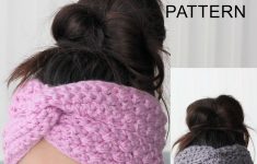 Crochet Headband Ear Warmer Enya Headband Ear Warmer Crochet Pattern Pdf The Easy Design