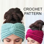 Crochet Headband Ear Warmer Hana Headband Ear Warmer Crochet Pattern Pdf The Easy Design