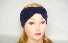 Crochet Headband Ear Warmer Navy Turban Headband Crochet Headband Ear Warmer Womens Etsy