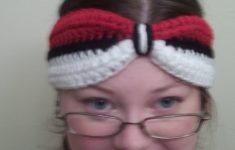 Crochet Headband Ear Warmer Pokeball Winter Headband Ear Warmer A Knit Or Crochet Headband