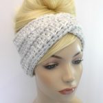 Crochet Headband Ear Warmer Turban Headband Crochet Headband White Headband Winter Headband
