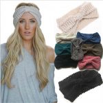 Crochet Headband Ear Warmer Womens Winter Hairband Wool Knitted Crochet Headband Head Wrap Ear