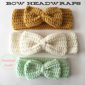 Crochet Headwrap Free Pattern Crochet Bow Headwrap Free Pattern Crocheted Patterns Pinterest