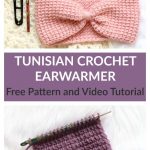 Crochet Headwrap Free Pattern Make The Simple Tunisian Earwarmer Free Pattern And Video Tutorial