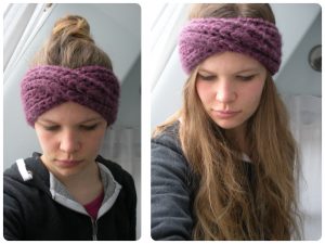 Crochet Headwrap Pattern Head Bands Free Pattern Knit Turban Headband Vinaknits